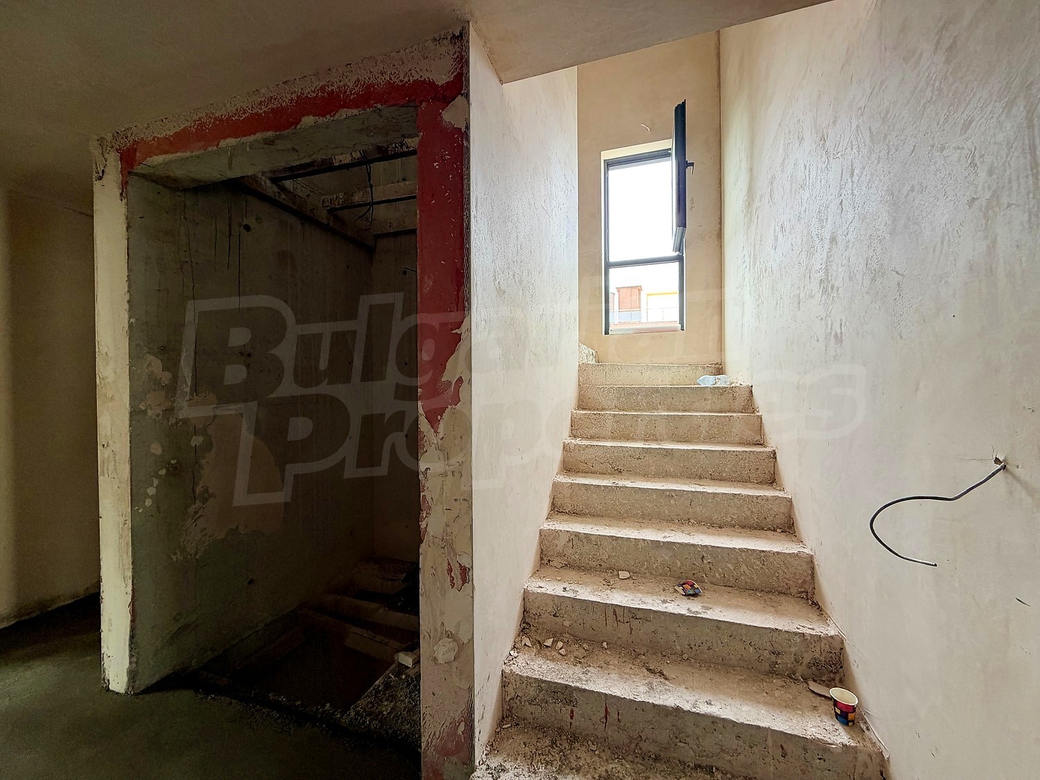 inside, stairs