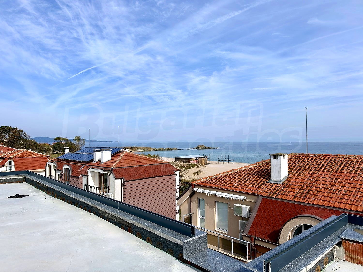 outside, sea, view from balcony