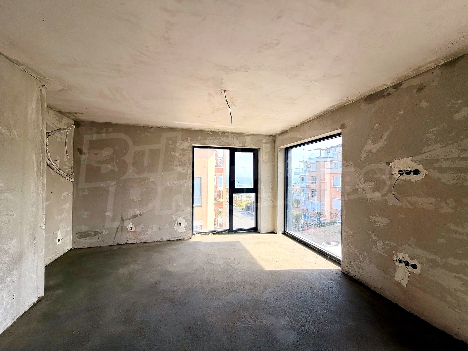 inside, view from balcony