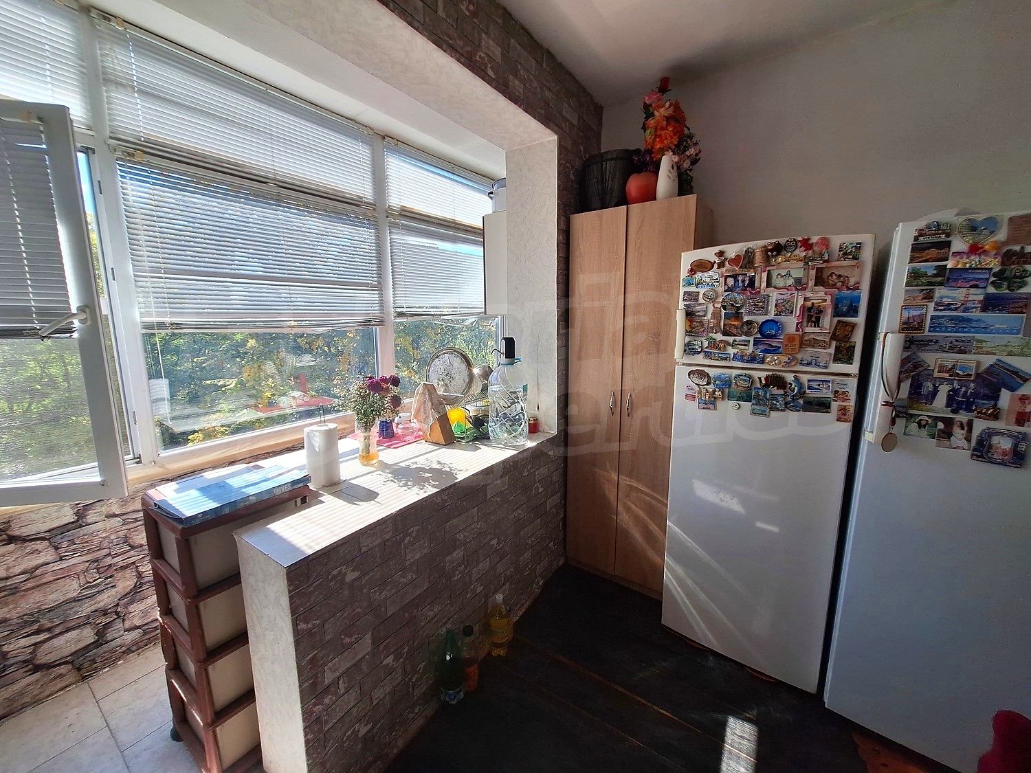 inside, kitchen, furnished