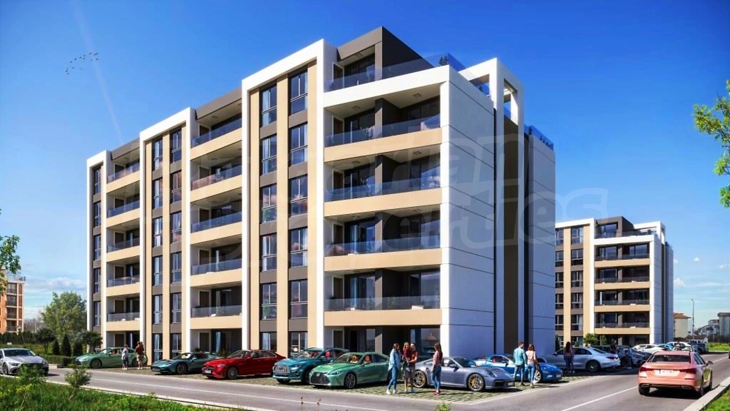 facade, parking, outside