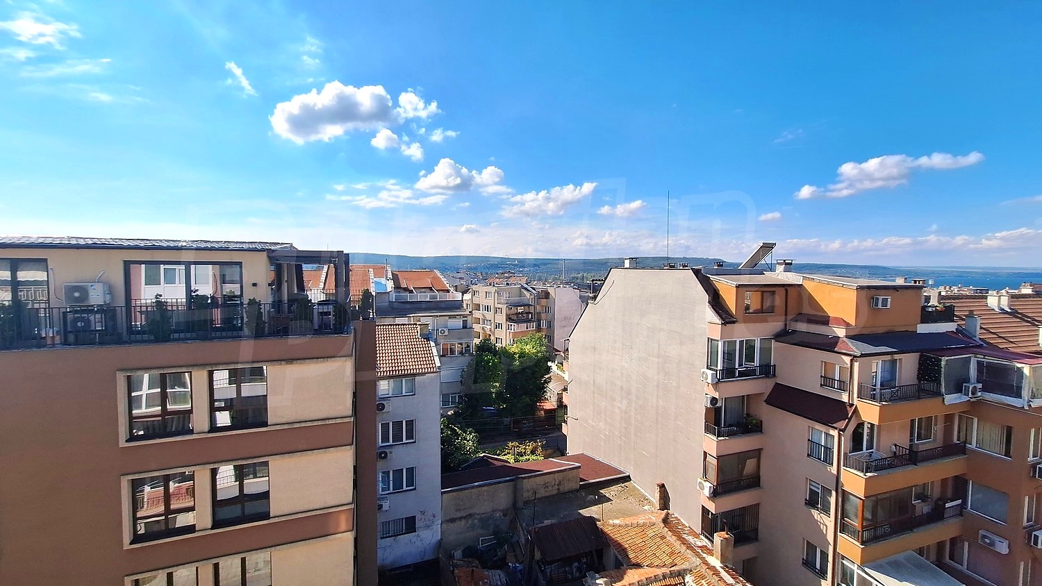 outside, view from balcony, facade