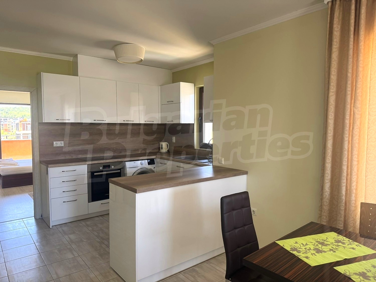 inside, kitchen, furnished