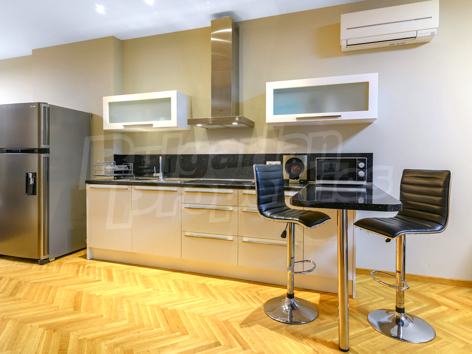 inside, kitchen, furnished