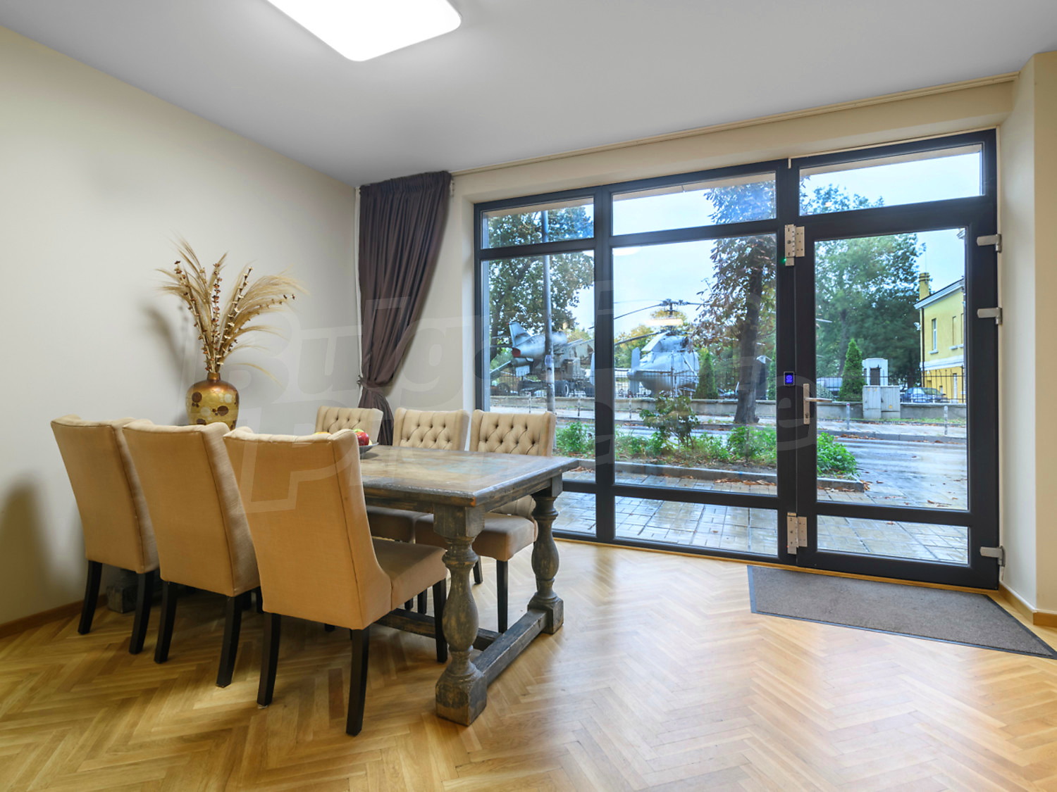 inside, furnished