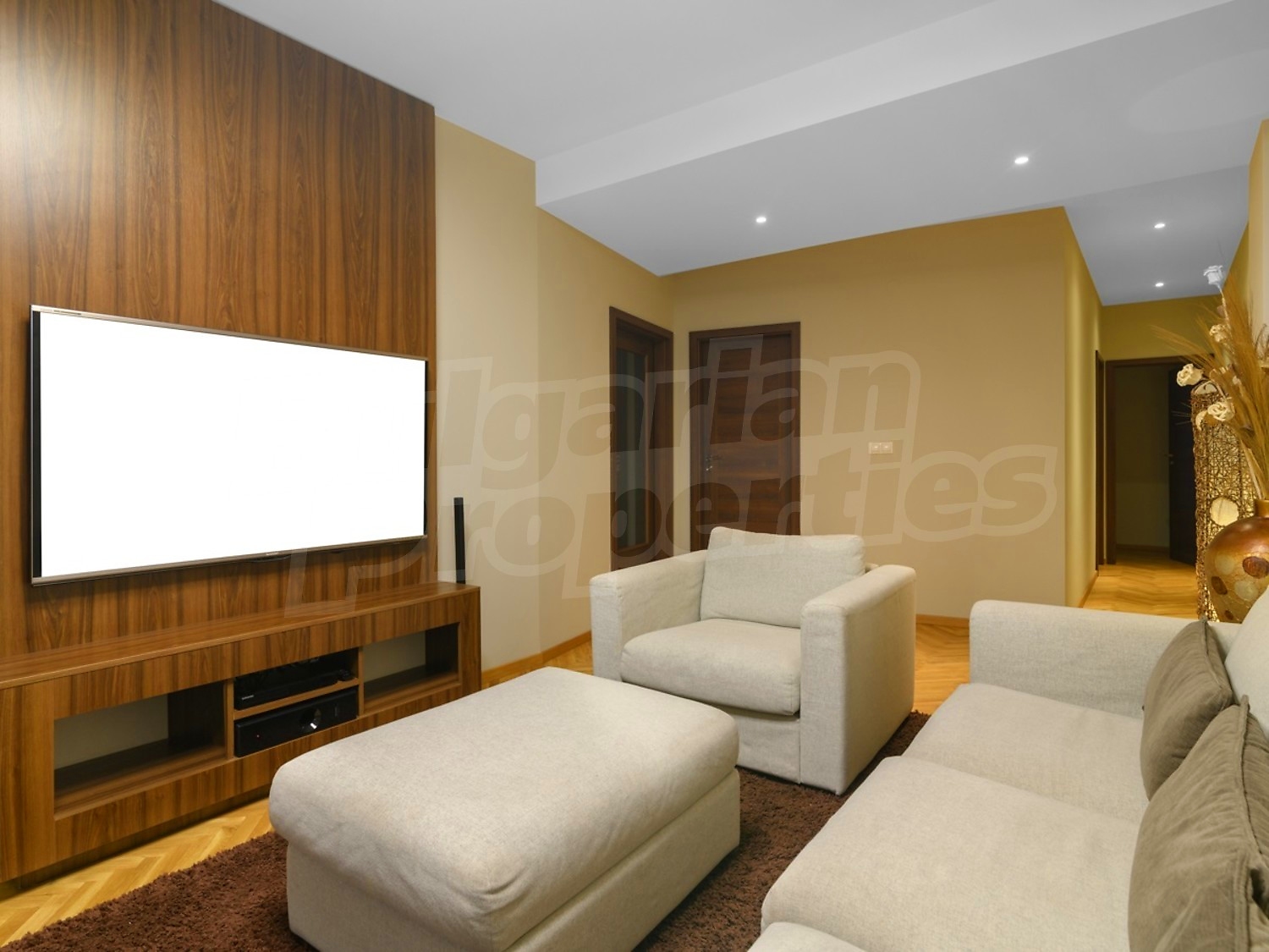 inside, living room, furnished