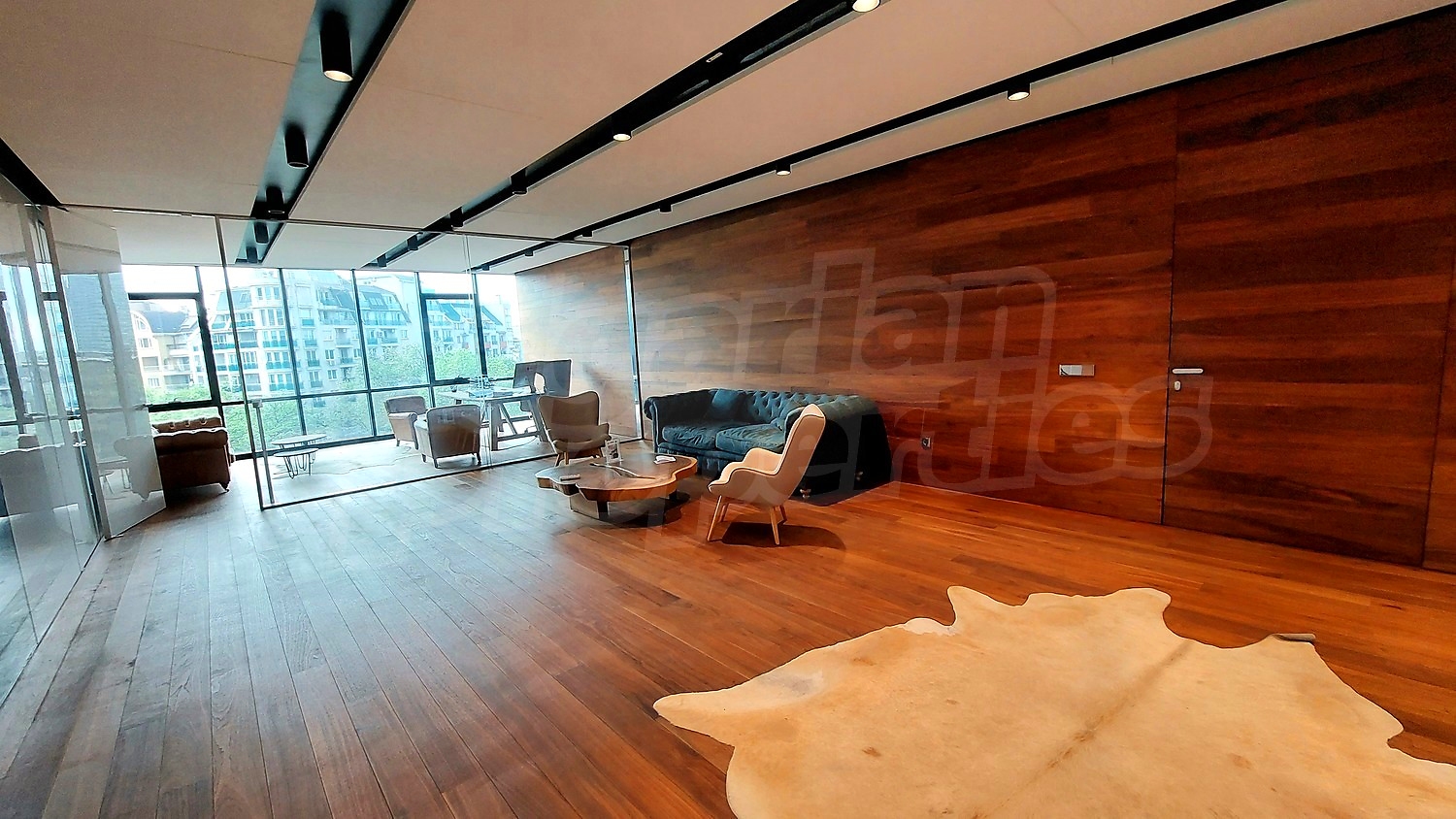 inside, living room, furnished, view from balcony
