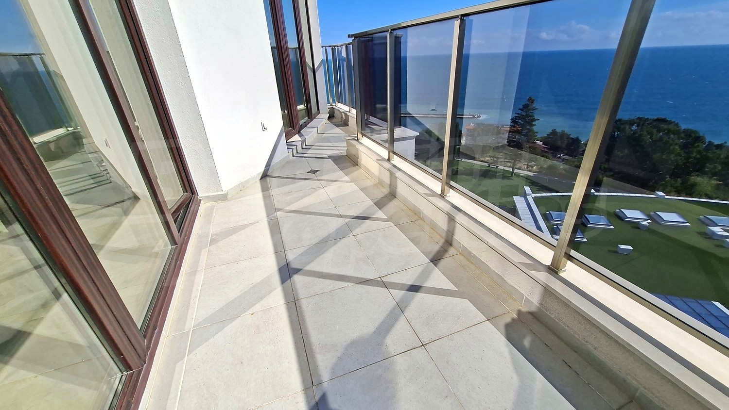 balcony, view from balcony, sea