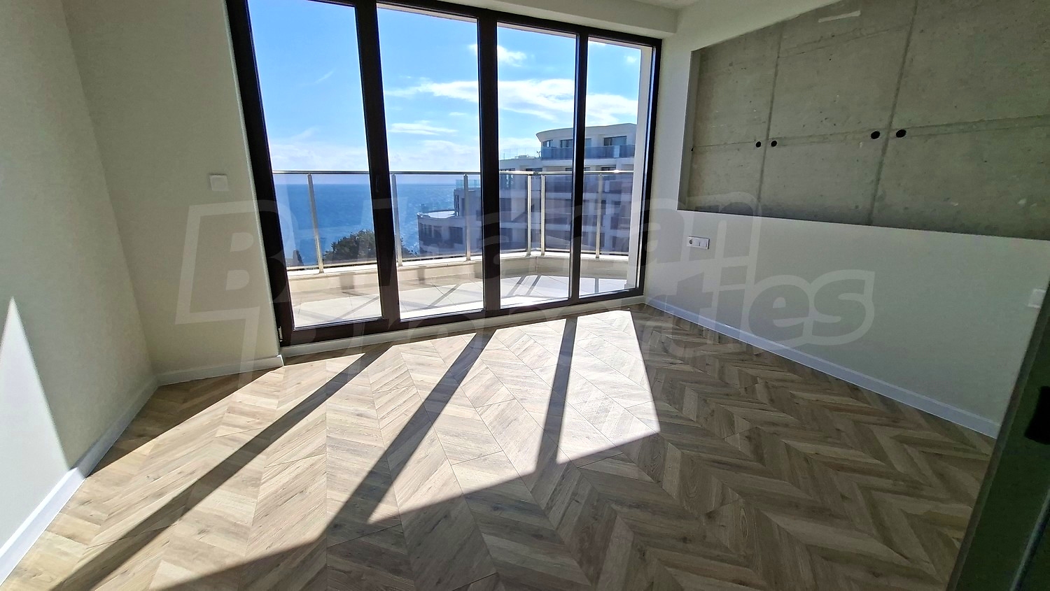 inside, balcony, view from balcony, unfurnished