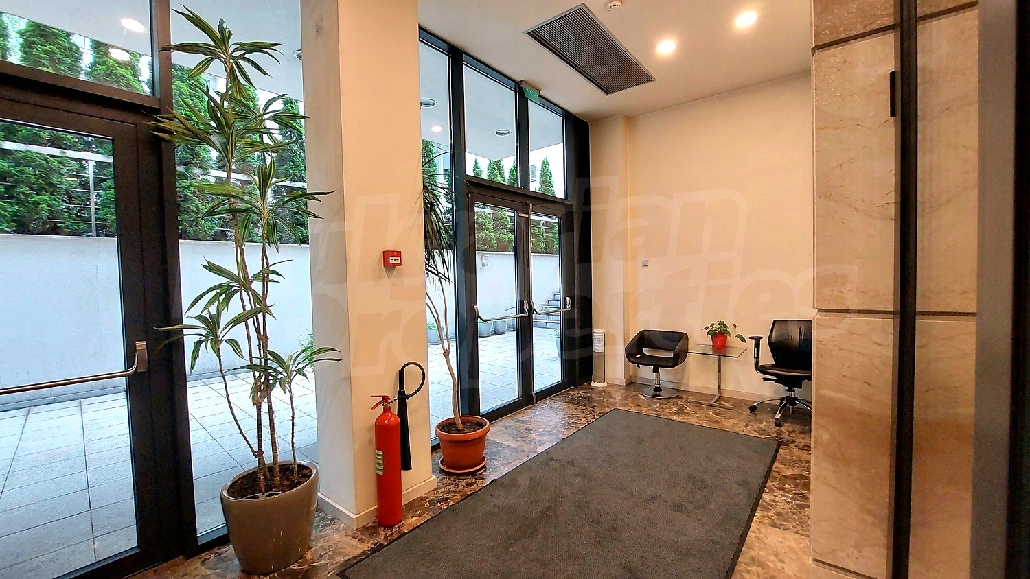 inside, inside building entrance