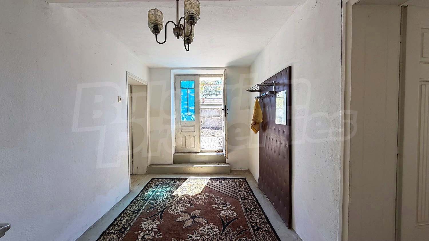 hallway, inside building entrance