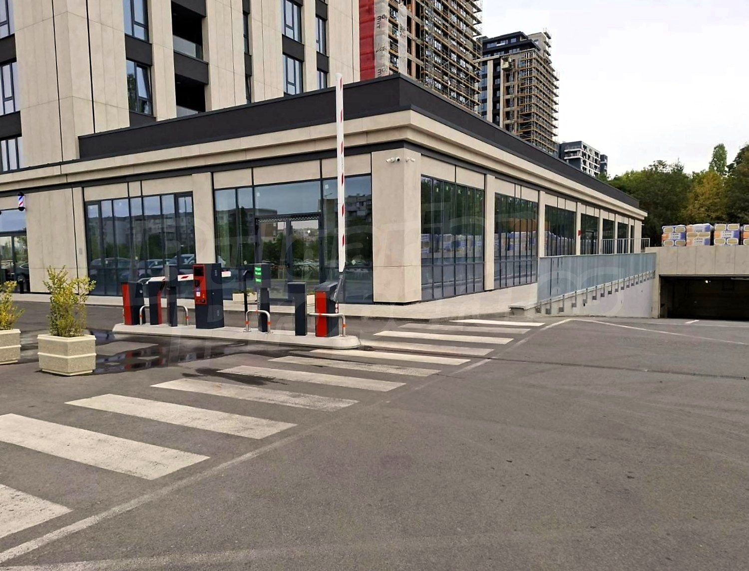 outside, facade, parking