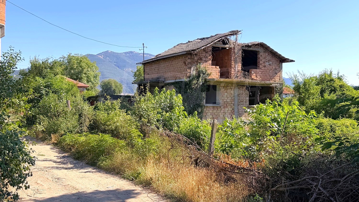 outside, facade, green area, mountain