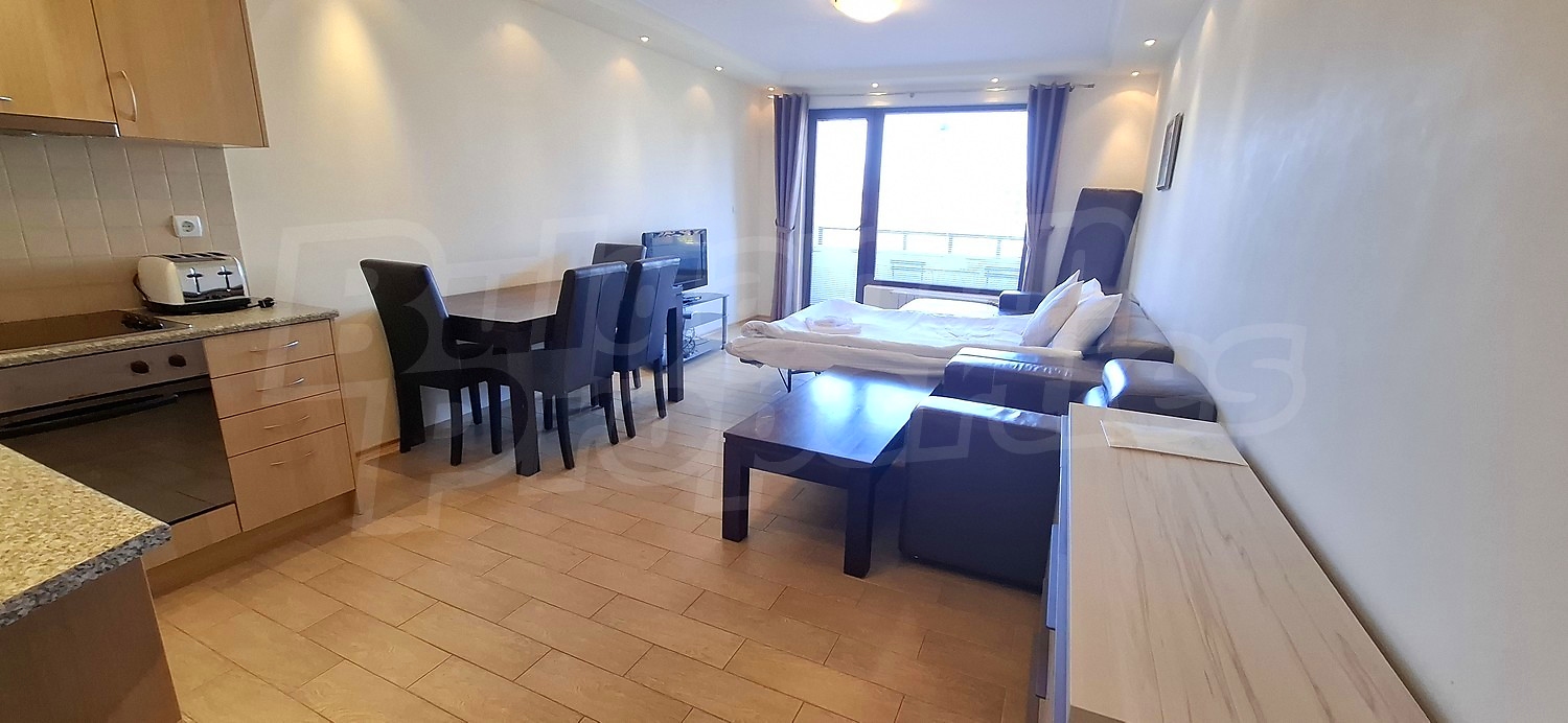 inside, living room, kitchen, furnished