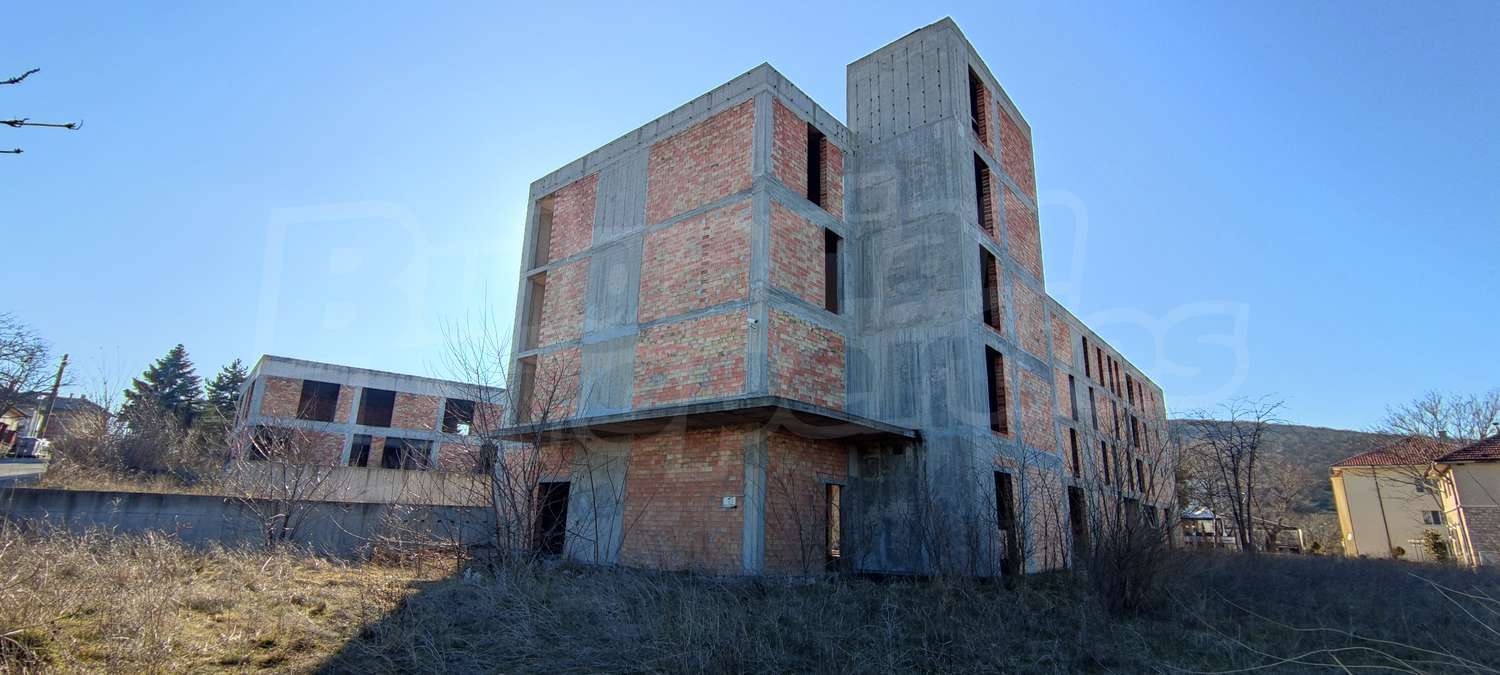 outside, facade, green area