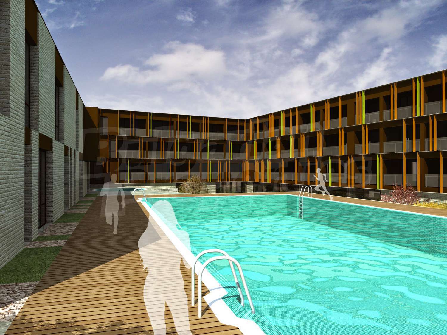 outside, pool, facade