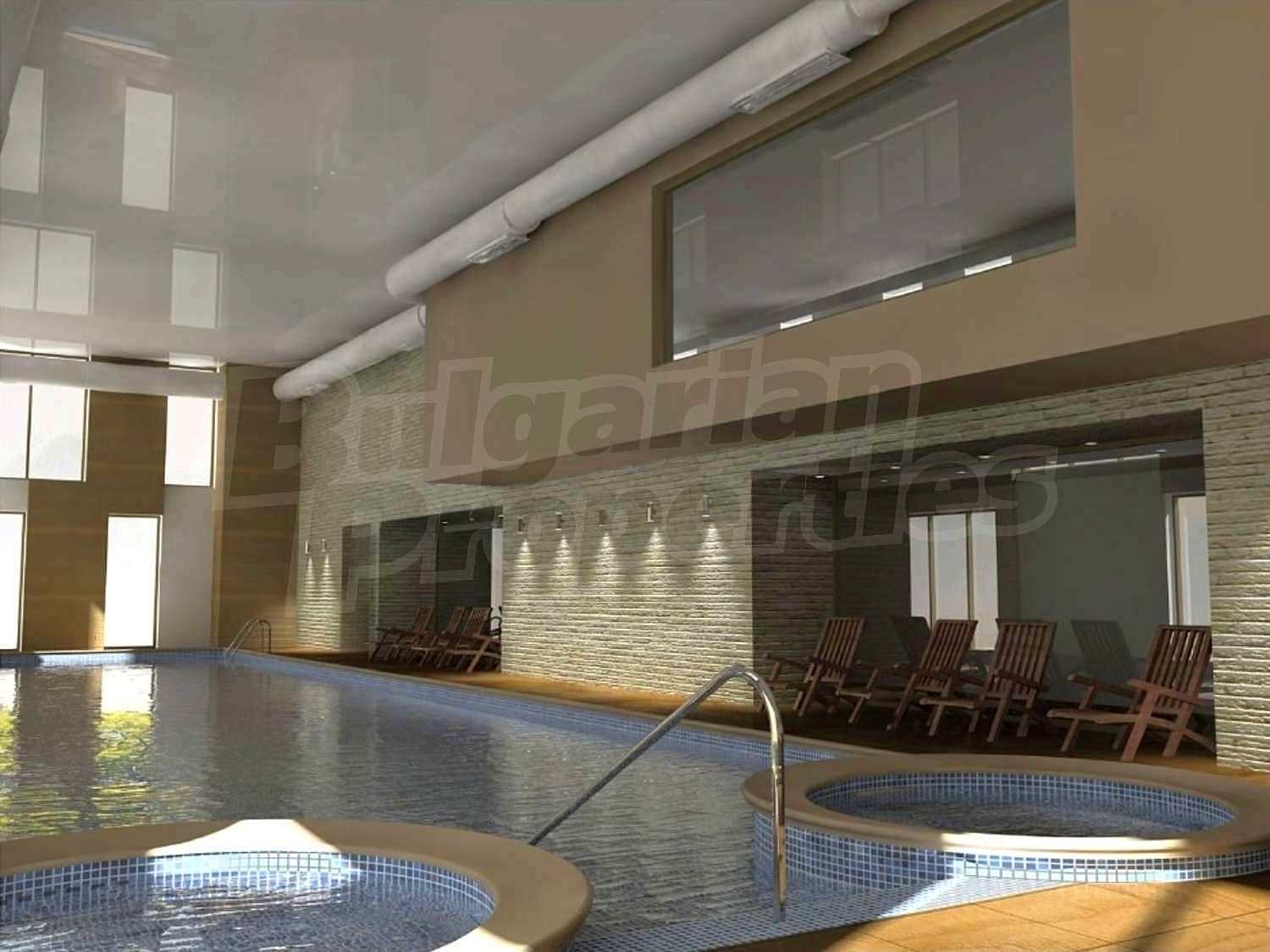 inside, pool