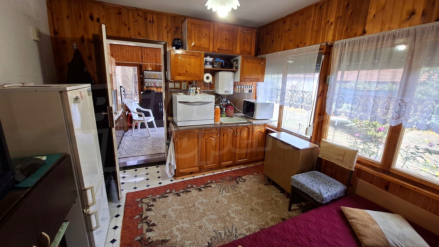 inside, kitchen, furnished