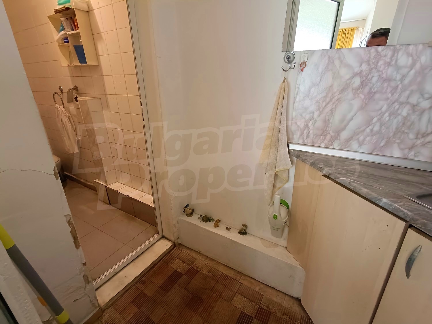 inside, bathroom