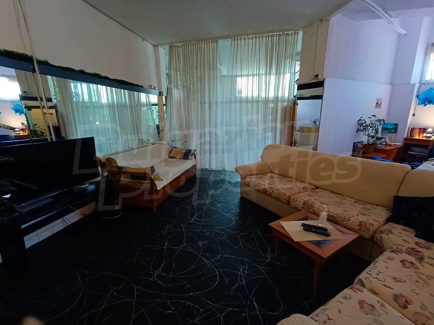 inside, living room, furnished
