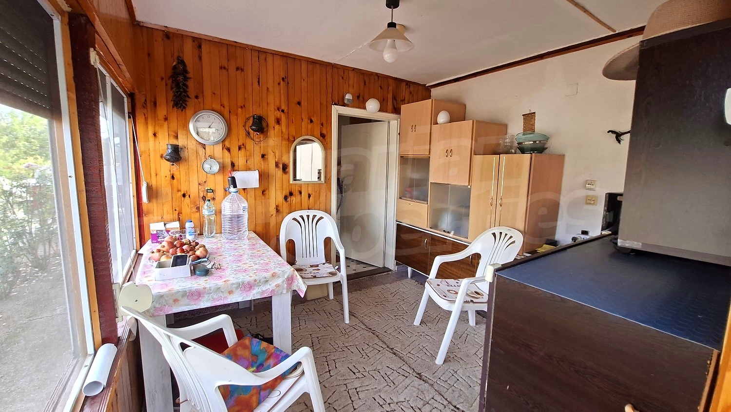 inside, furnished