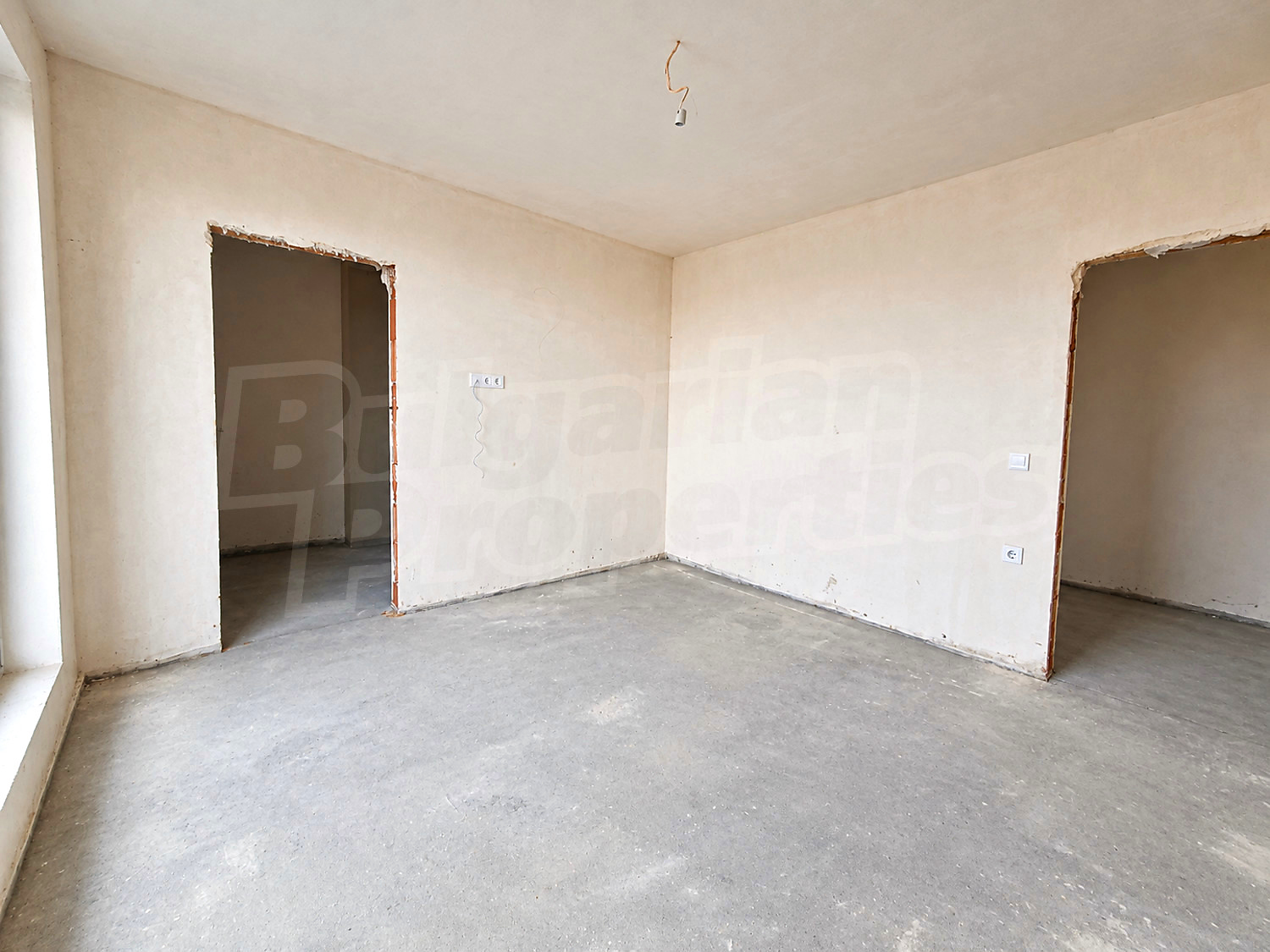 inside, unfurnished