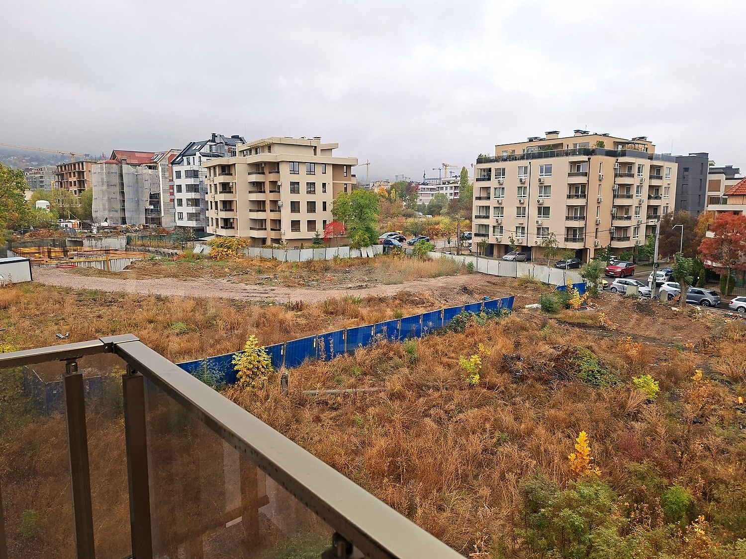 outside, view from balcony, facade