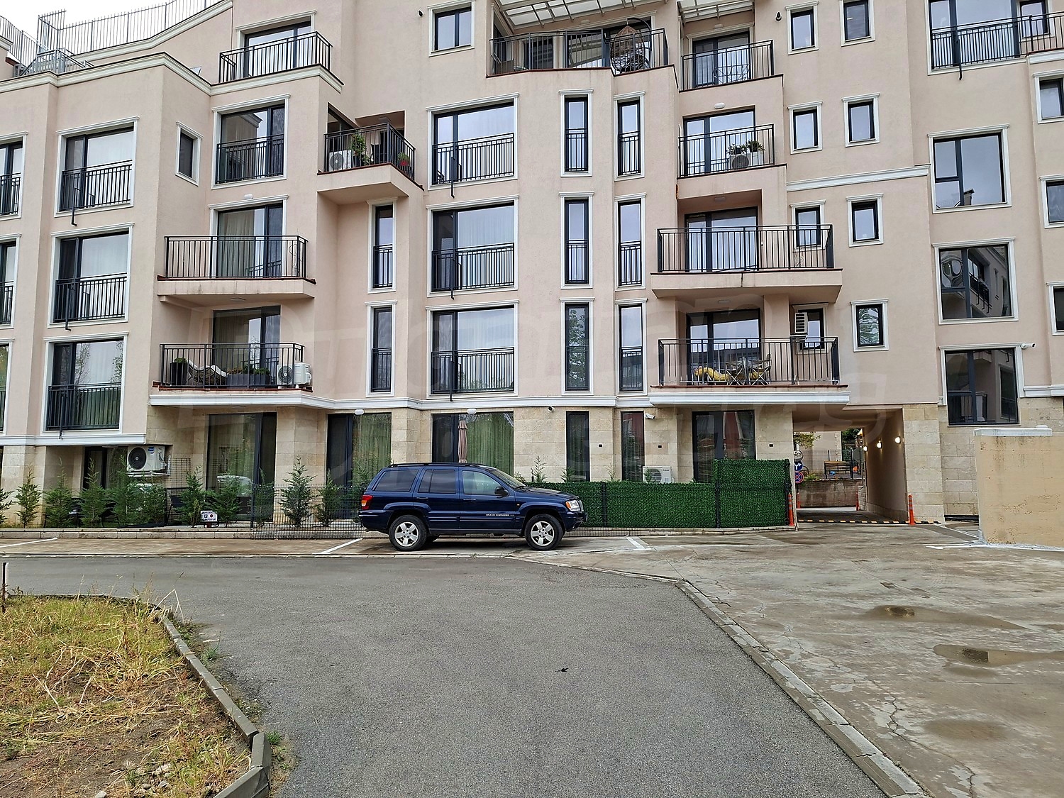 facade, parking, outside