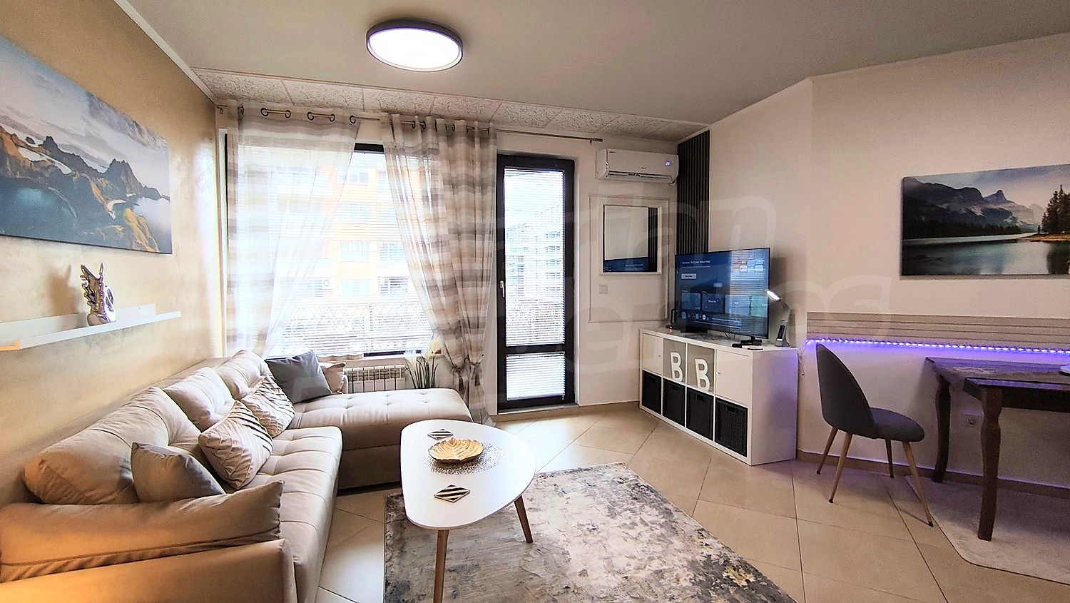 inside, living room, furnished