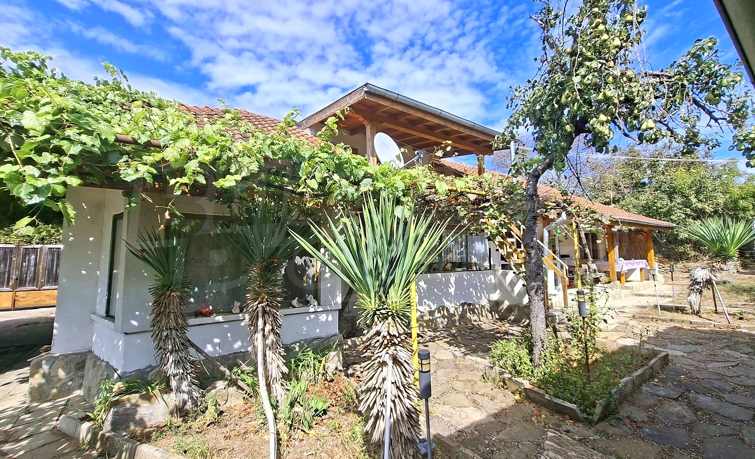 outside, garden, facade