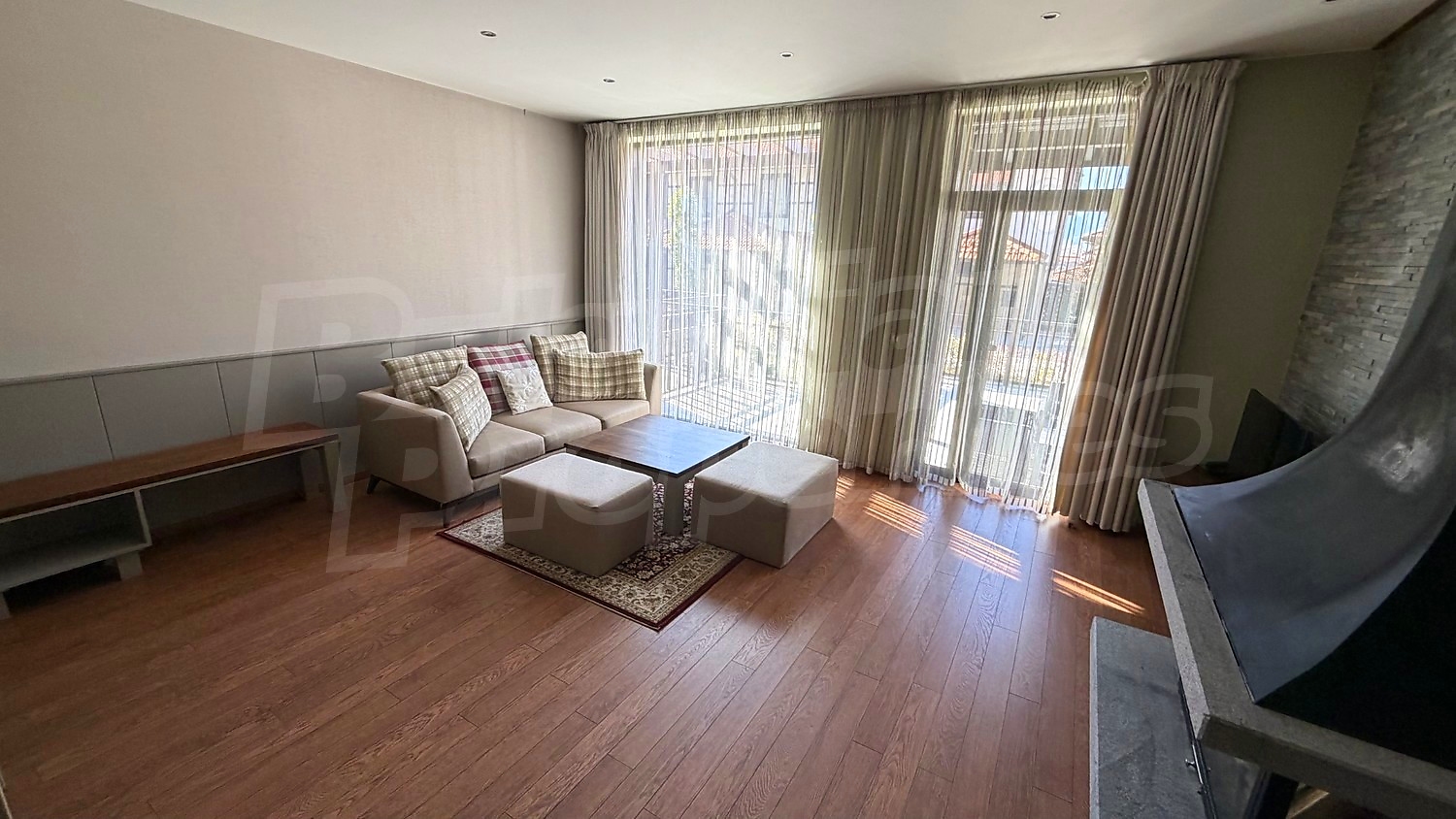 inside, living room, furnished