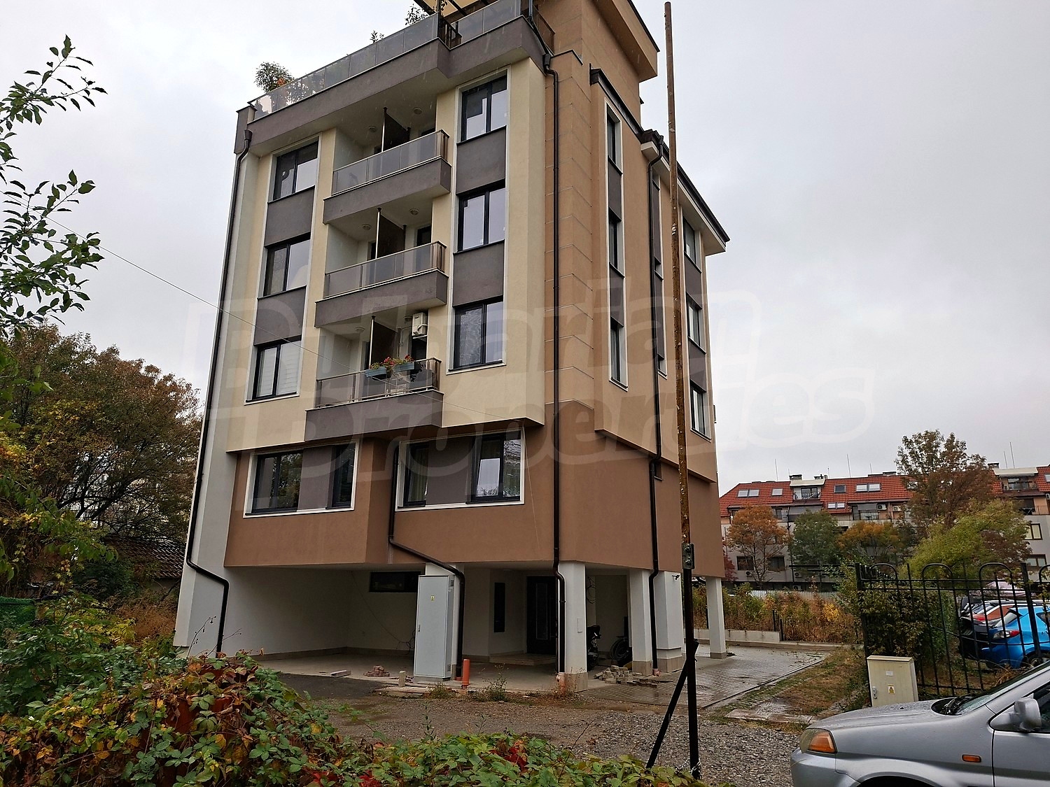 facade, parking, outside