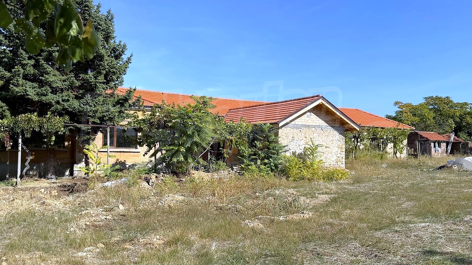 outside, facade, garden, green area
