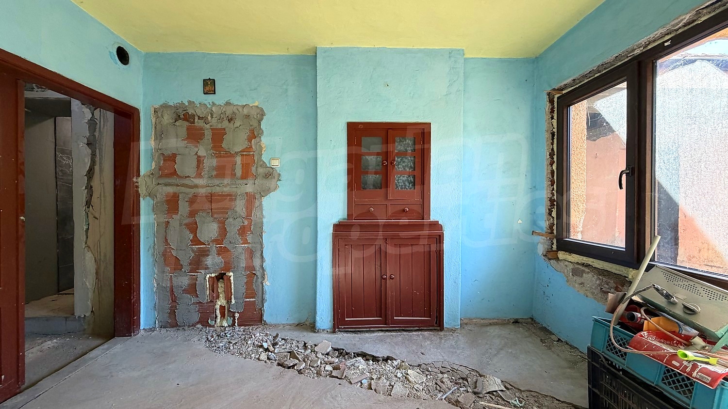 inside