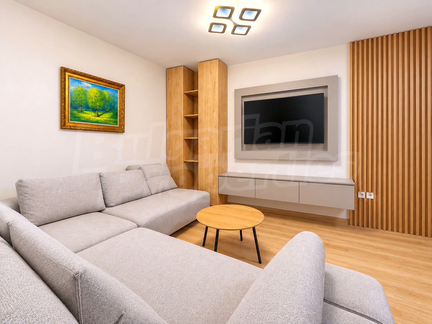 inside, living room, furnished