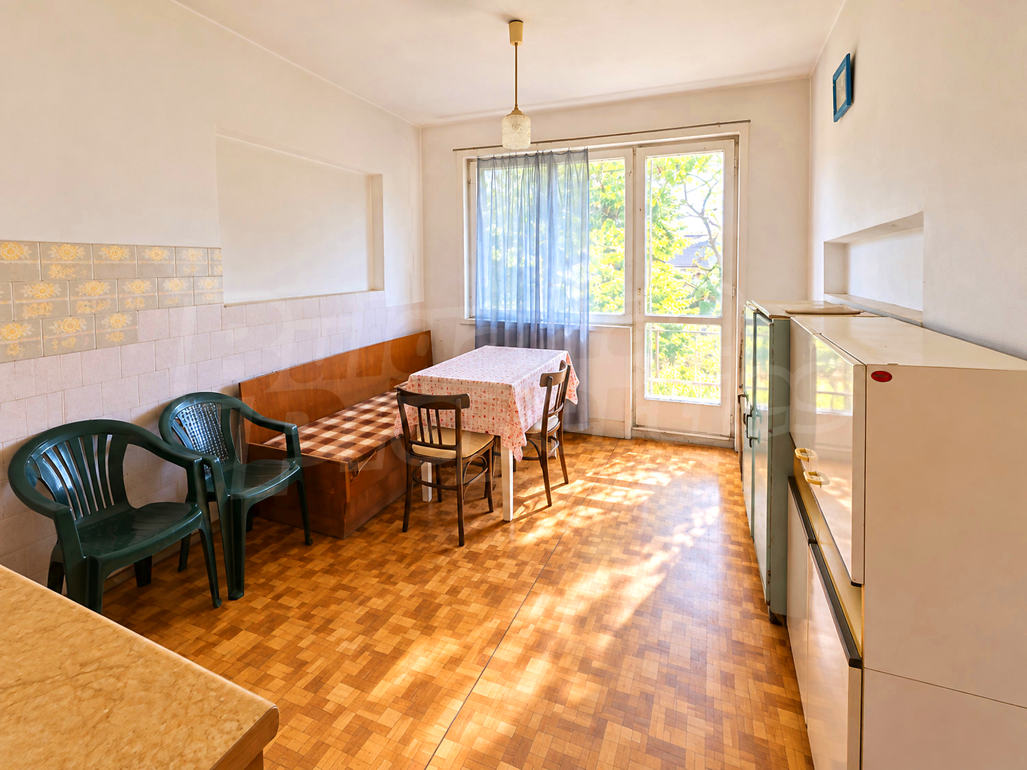 inside, kitchen, furnished