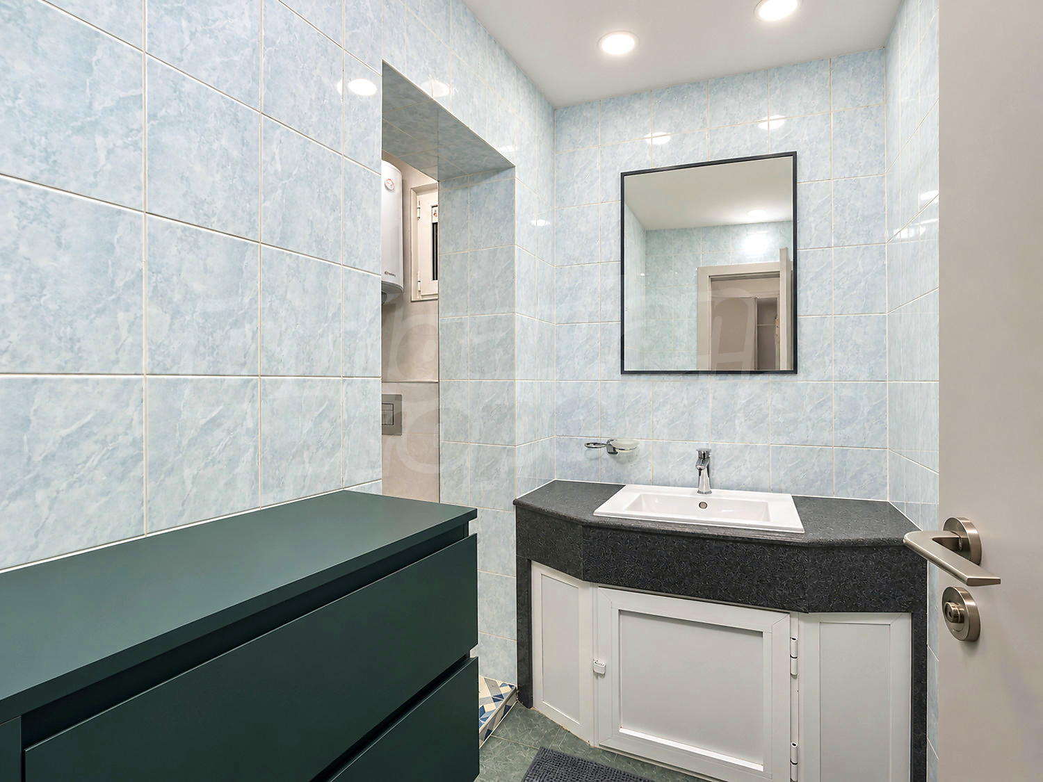 inside, bathroom