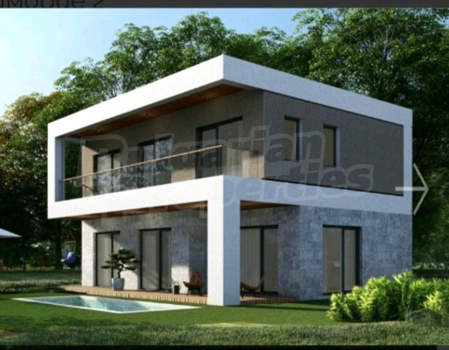 outside, facade, garden, pool, green area