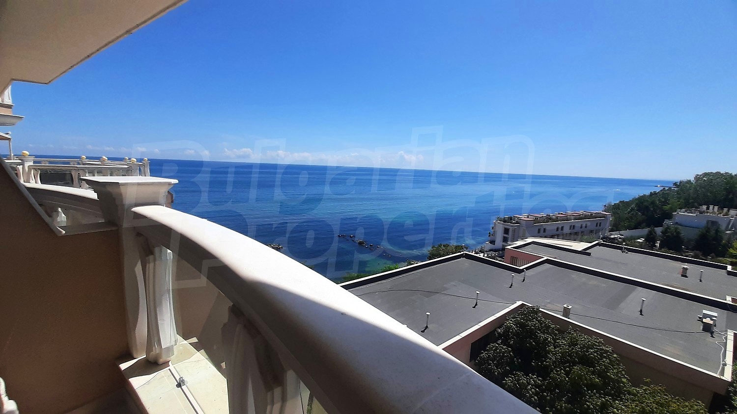 balcony, view from balcony, sea