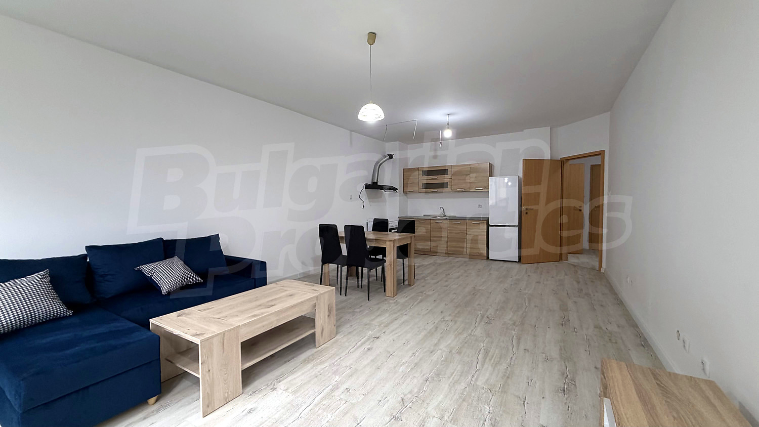 inside, living room, kitchen, furnished