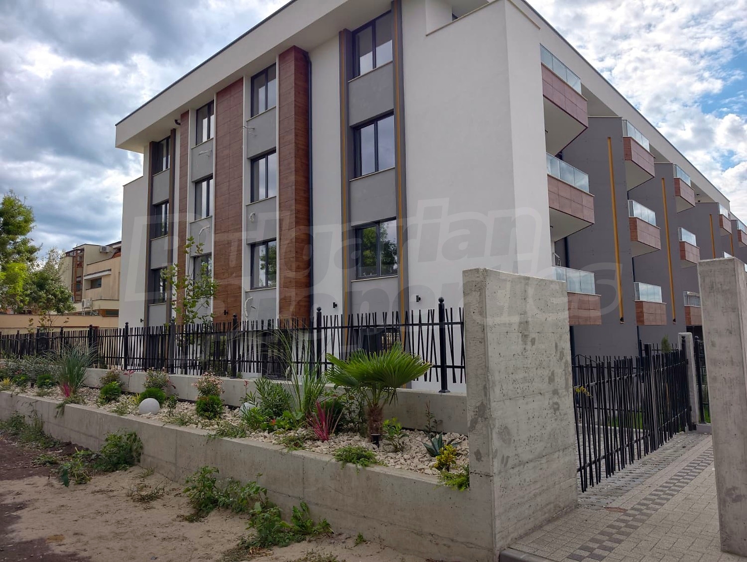 facade, outside, garden