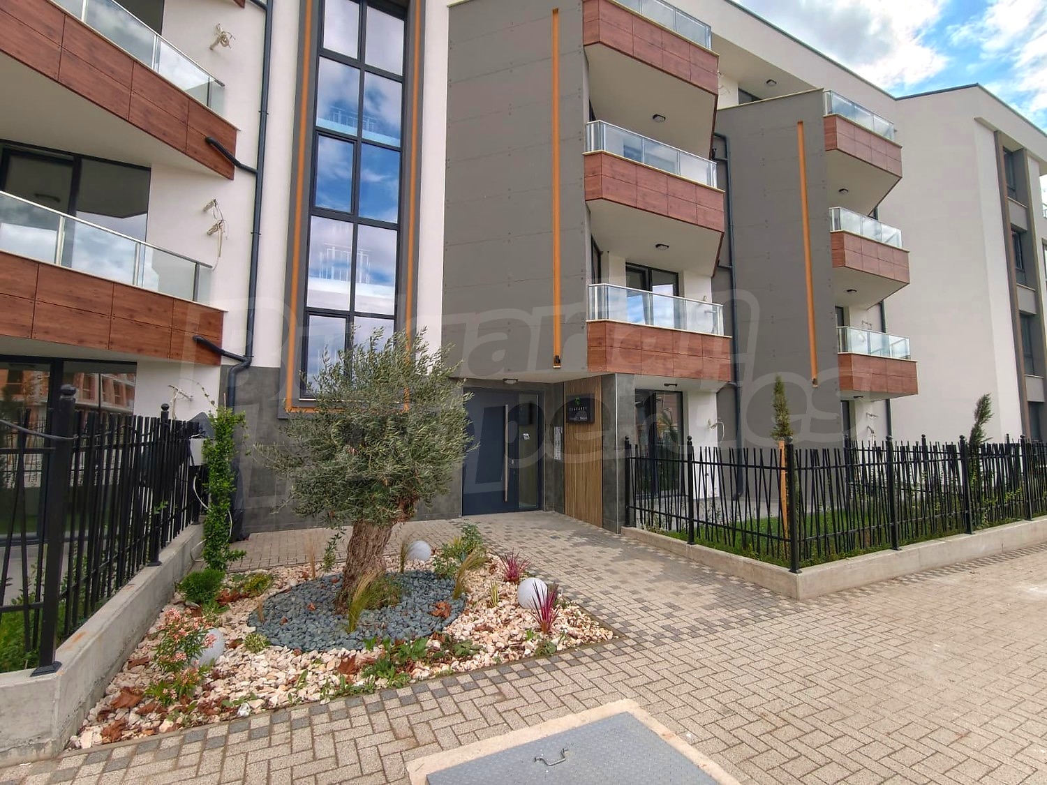 facade, outside, garden