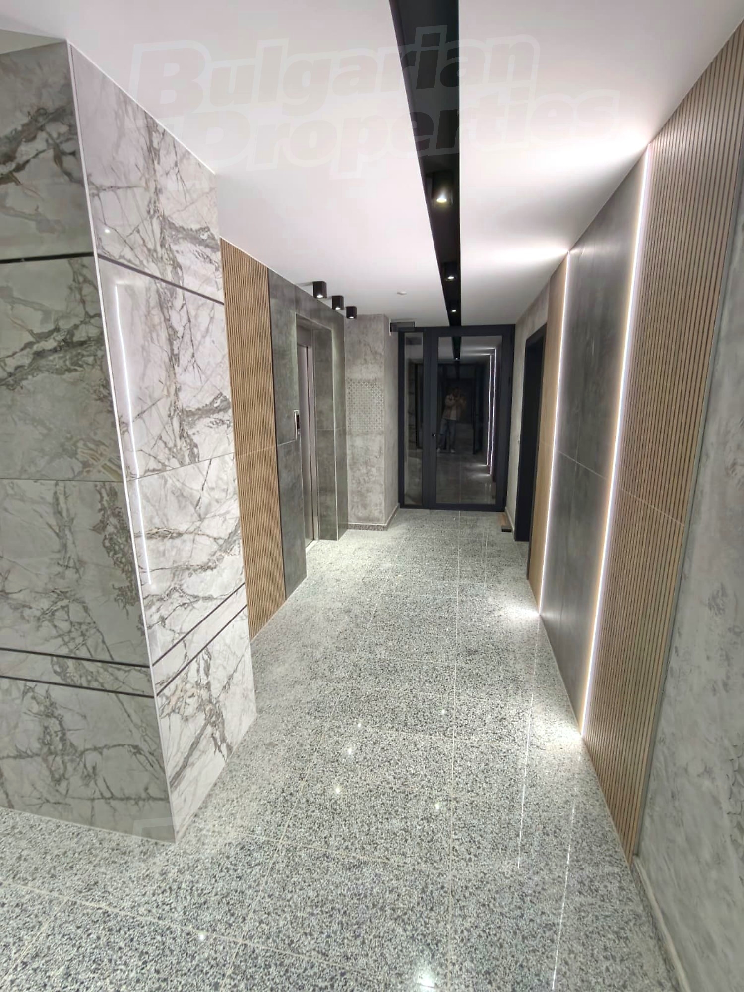 hallway, inside building entrance