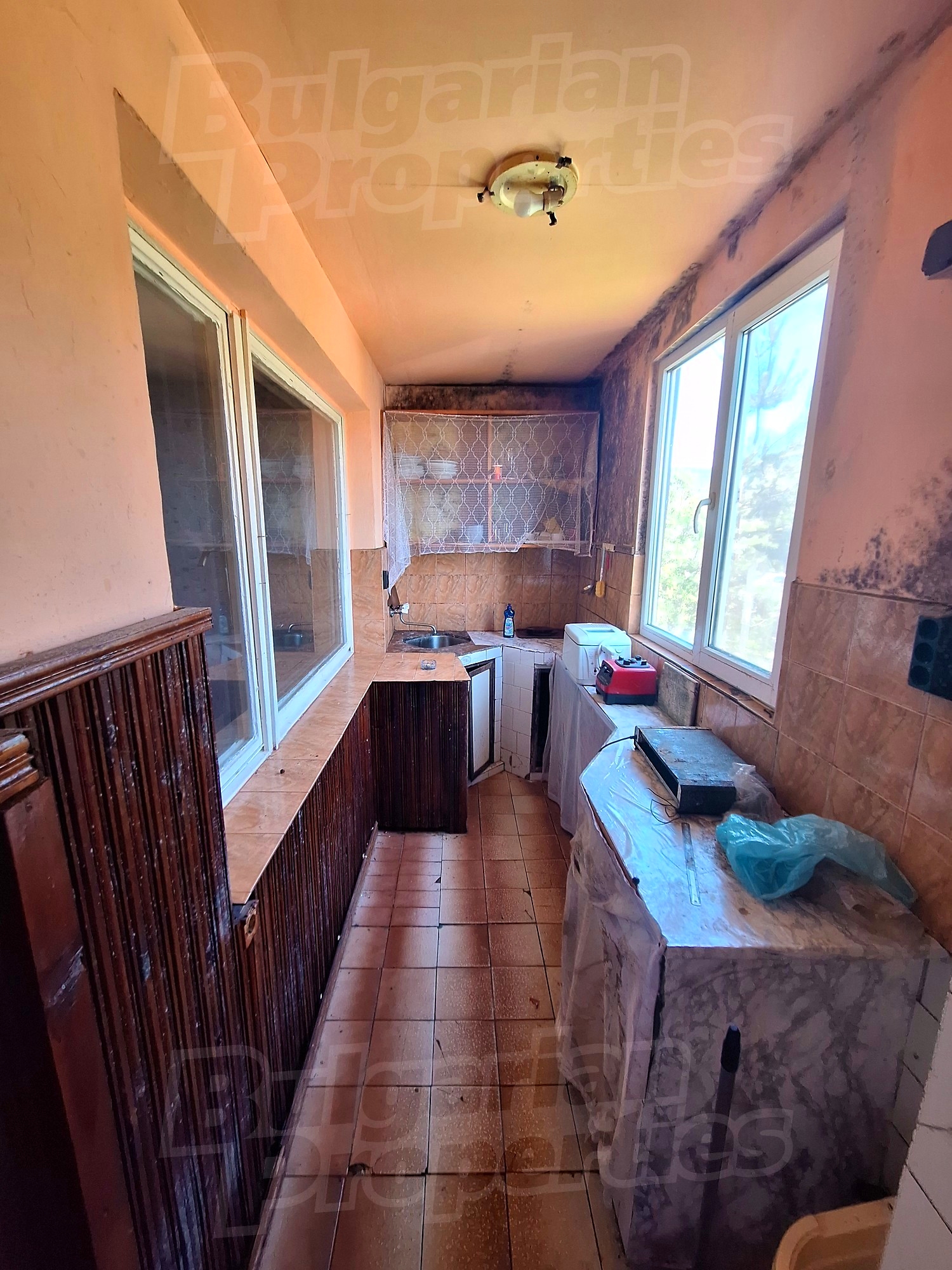 inside, balcony