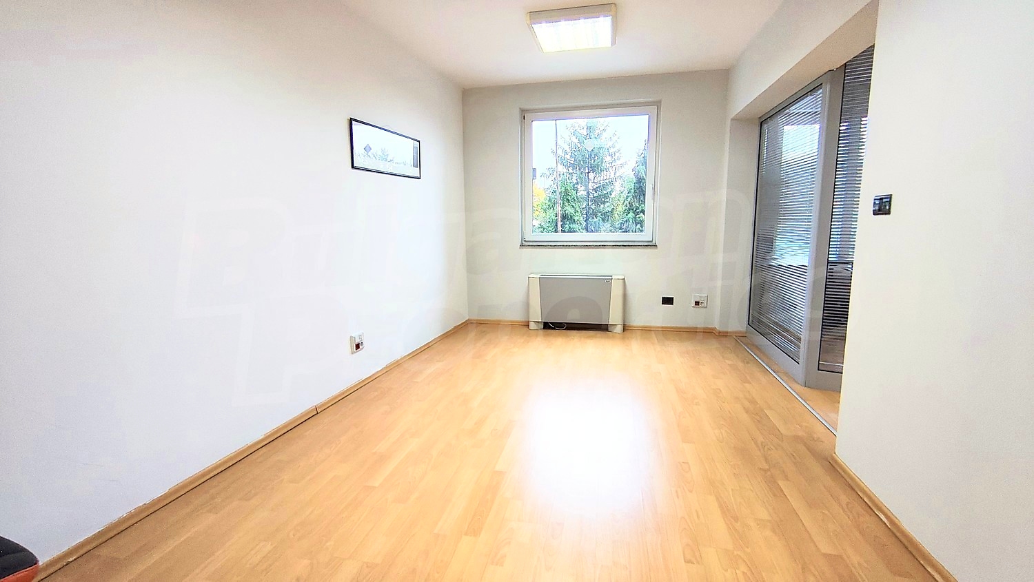 inside, view from balcony, furnished