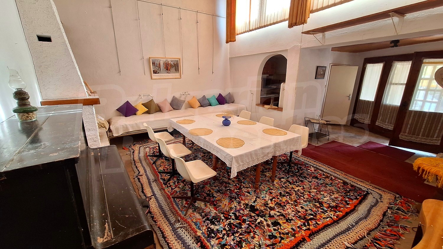 inside, living room, furnished