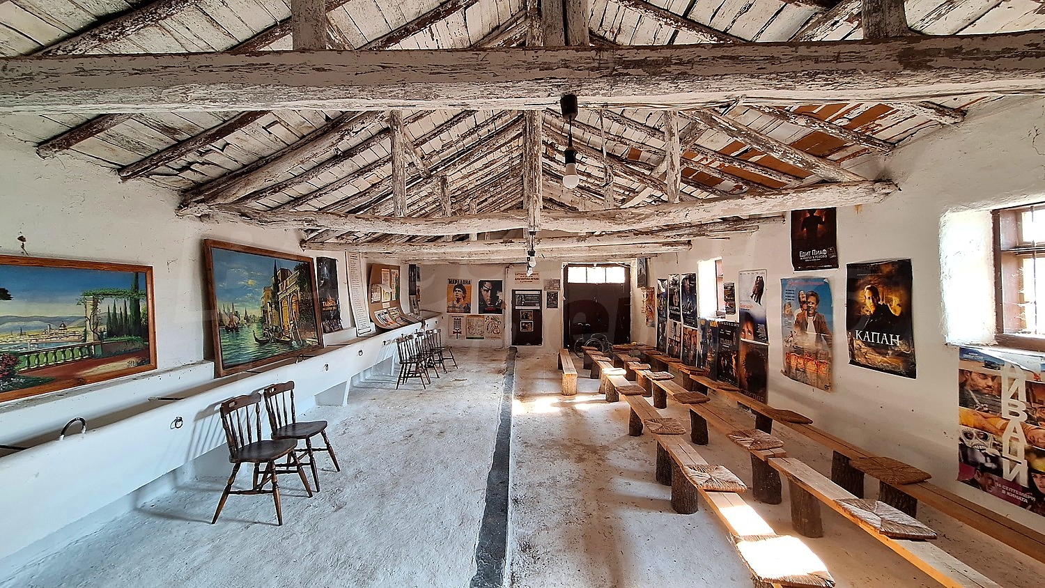 inside, furnished