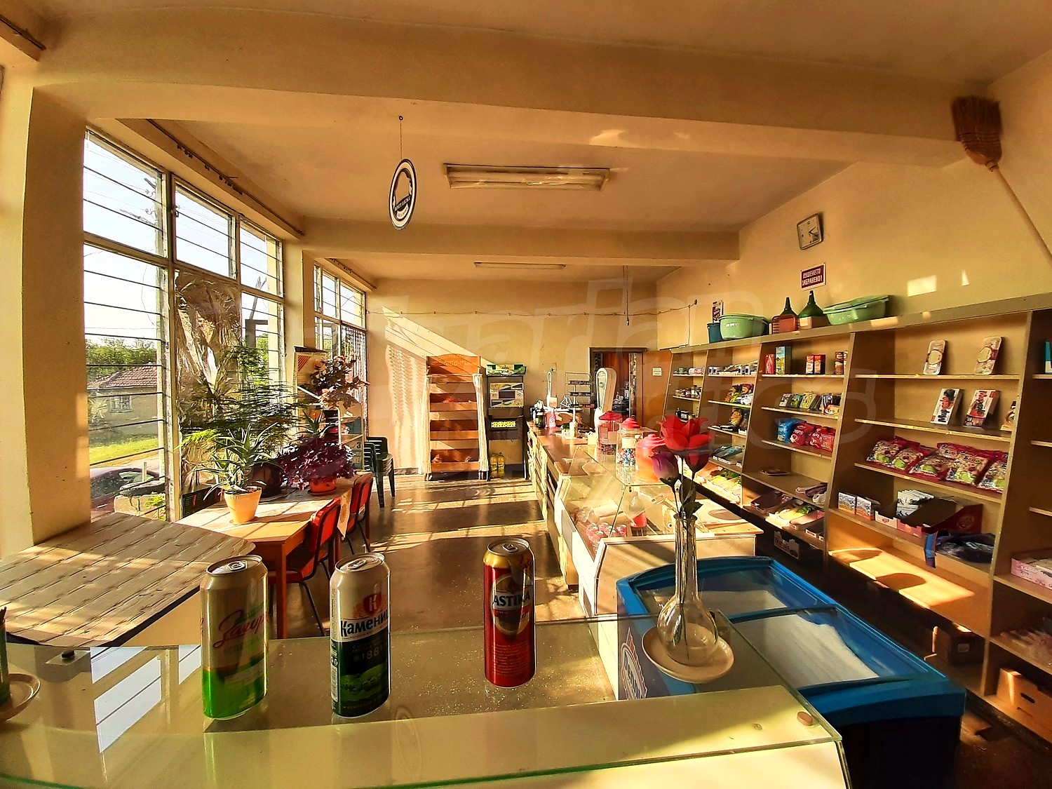 inside, furnished