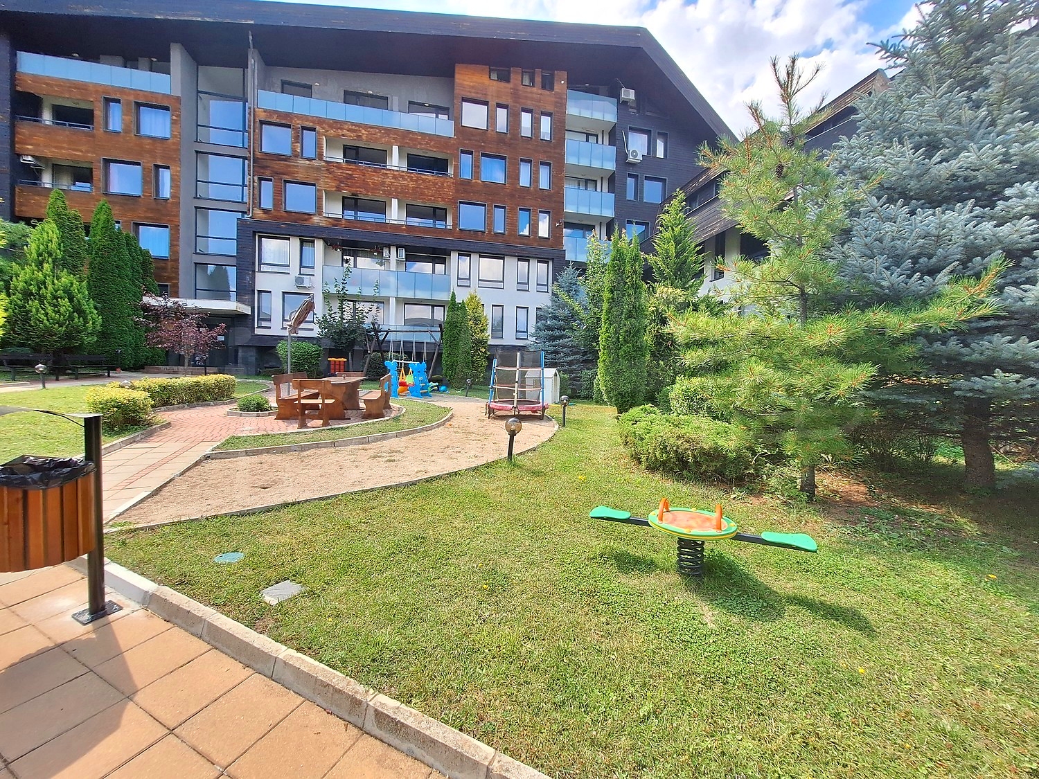 outside, garden, facade, green area