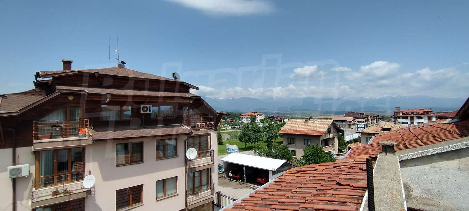 outside, mountain, view from balcony